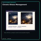 Chronic-Illness Management deluxe digital journal features and guided reflection pages