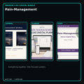Pain-Management premium digital journal planner and diary bundle cover