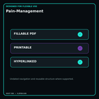 Pain-Management fillable printable and hyperlinked digital features