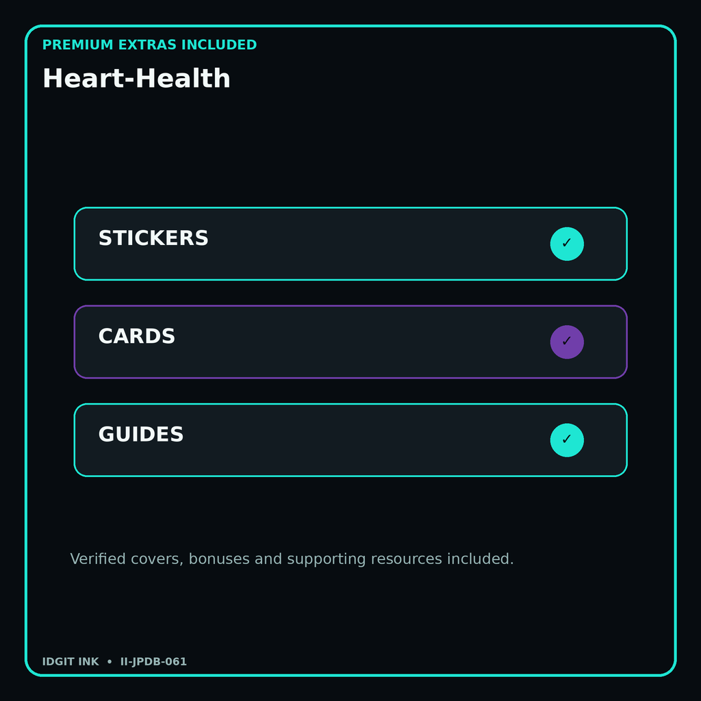 Heart-Health stickers cards covers guides and verified bundle bonuses