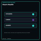 Heart-Health stickers cards covers guides and verified bundle bonuses