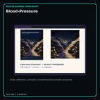 Blood-Pressure deluxe digital journal features and guided reflection pages