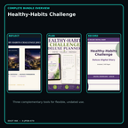 Healthy-Habits Challenge complete three-product digital bundle overview