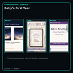 Baby’s First-Year complete three-product digital bundle overview