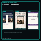 Couples Connection premium digital journal planner and diary bundle cover