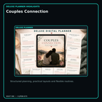 Couples Connection deluxe digital planner features and flexible organization