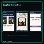 Couples Connection connected journal planner diary workflow and customer benefits