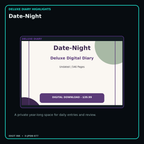 Date-Night deluxe digital diary features and undated daily entries