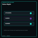 Date-Night stickers cards covers guides and verified bundle bonuses
