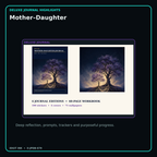 Mother–Daughter deluxe digital journal features and guided reflection pages