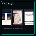 Mother–Daughter connected journal planner diary workflow and customer benefits