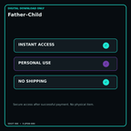 Father–Child secure digital download personal-use and no-shipping notice