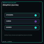 Adoption Journey stickers cards covers guides and verified bundle bonuses