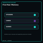 Five-Year Memory stickers cards covers guides and verified bundle bonuses