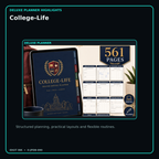 College-Life deluxe digital planner features and flexible organization