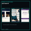 Job-Search premium digital journal planner and diary bundle cover