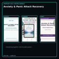 Anxiety & Panic Attack Recovery premium digital journal planner and diary bundle cover