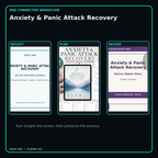 Anxiety & Panic Attack Recovery connected journal planner diary workflow and customer benefits