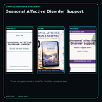 Seasonal Affective Disorder Support complete three-product digital bundle overview