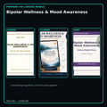 Bipolar Wellness & Mood Awareness premium digital journal planner and diary bundle cover