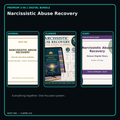 Narcissistic Abuse Recovery premium digital journal planner and diary bundle cover
