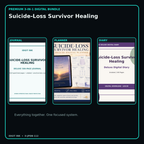 Suicide-Loss Survivor Healing premium digital journal planner and diary bundle cover