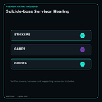 Suicide-Loss Survivor Healing stickers cards covers guides and verified bundle bonuses