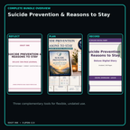 Suicide Prevention & Reasons to Stay complete three-product digital bundle overview