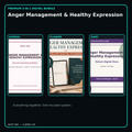 Anger Management & Healthy Expression premium digital journal planner and diary bundle cover