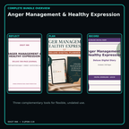Anger Management & Healthy Expression complete three-product digital bundle overview