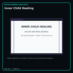 Inner Child Healing deluxe digital journal features and guided reflection pages