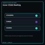 Inner Child Healing stickers cards covers guides and verified bundle bonuses