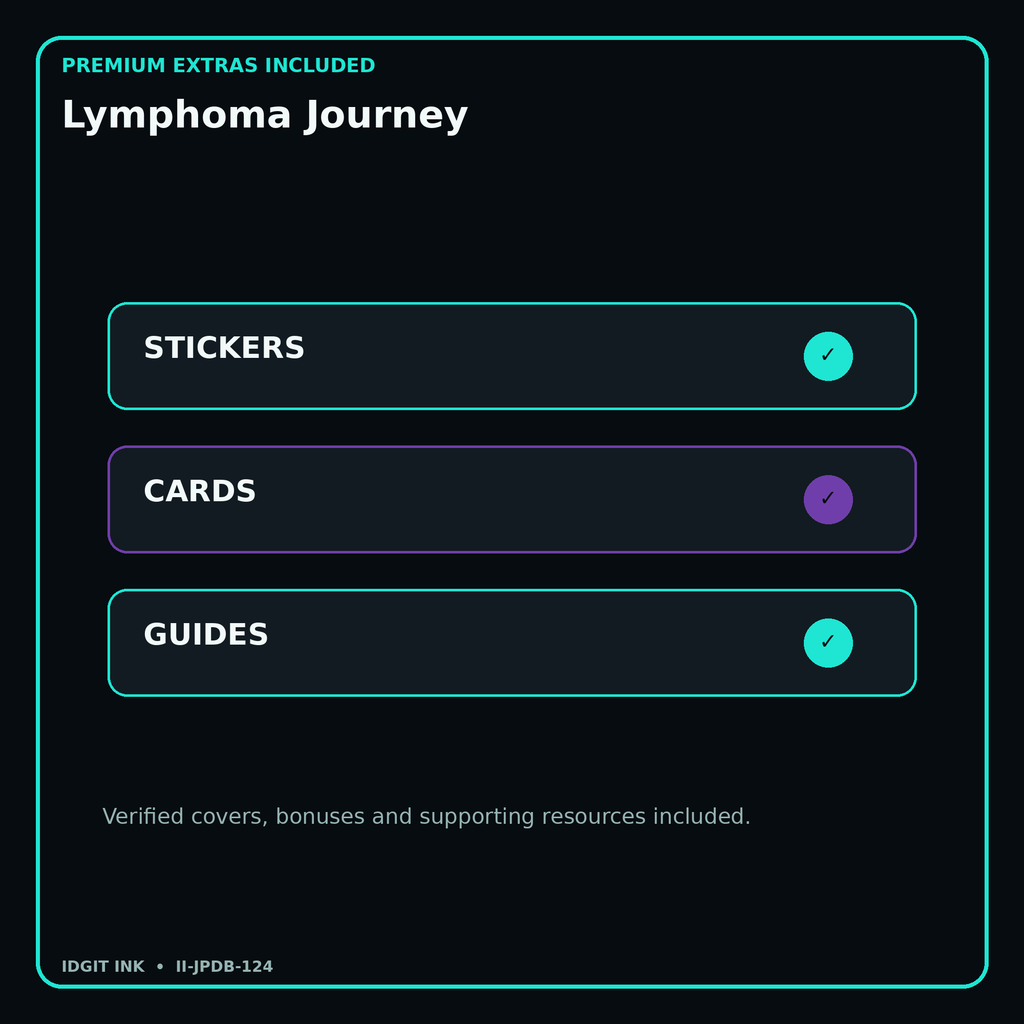 Lymphoma Journey stickers cards covers guides and verified bundle bonuses