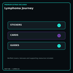 Lymphoma Journey stickers cards covers guides and verified bundle bonuses