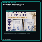 Prostate Cancer Support deluxe digital planner features and flexible organization