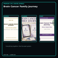 Brain Cancer Family Journey premium digital journal planner and diary bundle cover