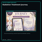 Radiation Treatment Journey deluxe digital planner features and flexible organization