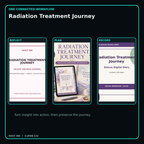 Radiation Treatment Journey connected journal planner diary workflow and customer benefits