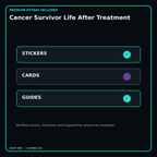 Cancer Survivor Life After Treatment stickers cards covers guides and verified bundle bonuses