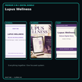 Lupus Wellness premium digital journal planner and diary bundle cover