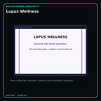 Lupus Wellness deluxe digital journal features and guided reflection pages