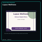 Lupus Wellness deluxe digital diary features and undated daily entries