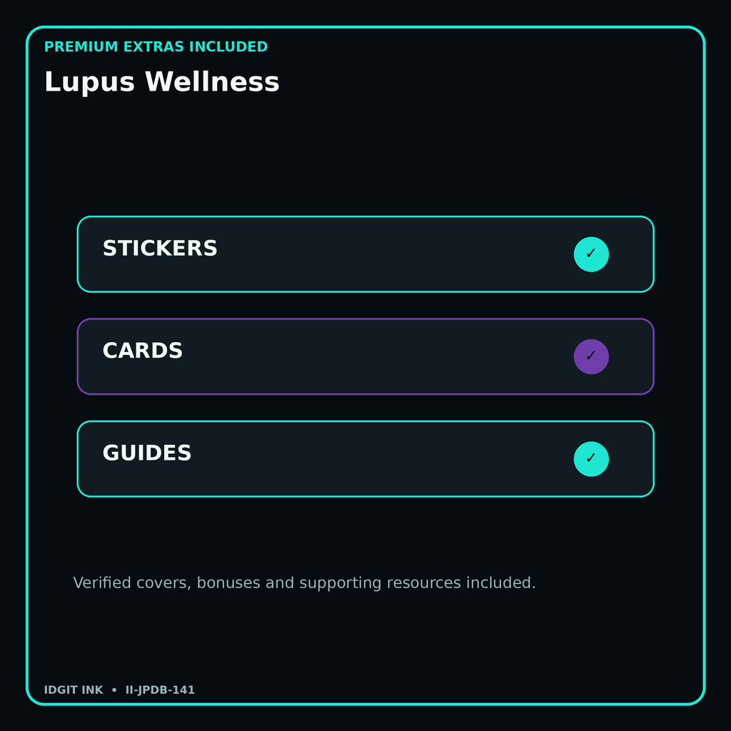 Lupus Wellness stickers cards covers guides and verified bundle bonuses