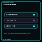 Lupus Wellness secure digital download personal-use and no-shipping notice