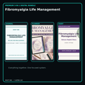 Fibromyalgia Life Management premium digital journal planner and diary bundle cover