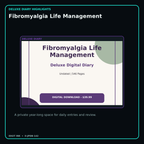 Fibromyalgia Life Management deluxe digital diary features and undated daily entries