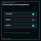 Fibromyalgia Life Management stickers cards covers guides and verified bundle bonuses