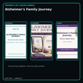 Alzheimer's Family Journey premium digital journal planner and diary bundle cover