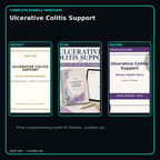Ulcerative Colitis Support complete three-product digital bundle overview