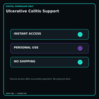 Ulcerative Colitis Support secure digital download personal-use and no-shipping notice